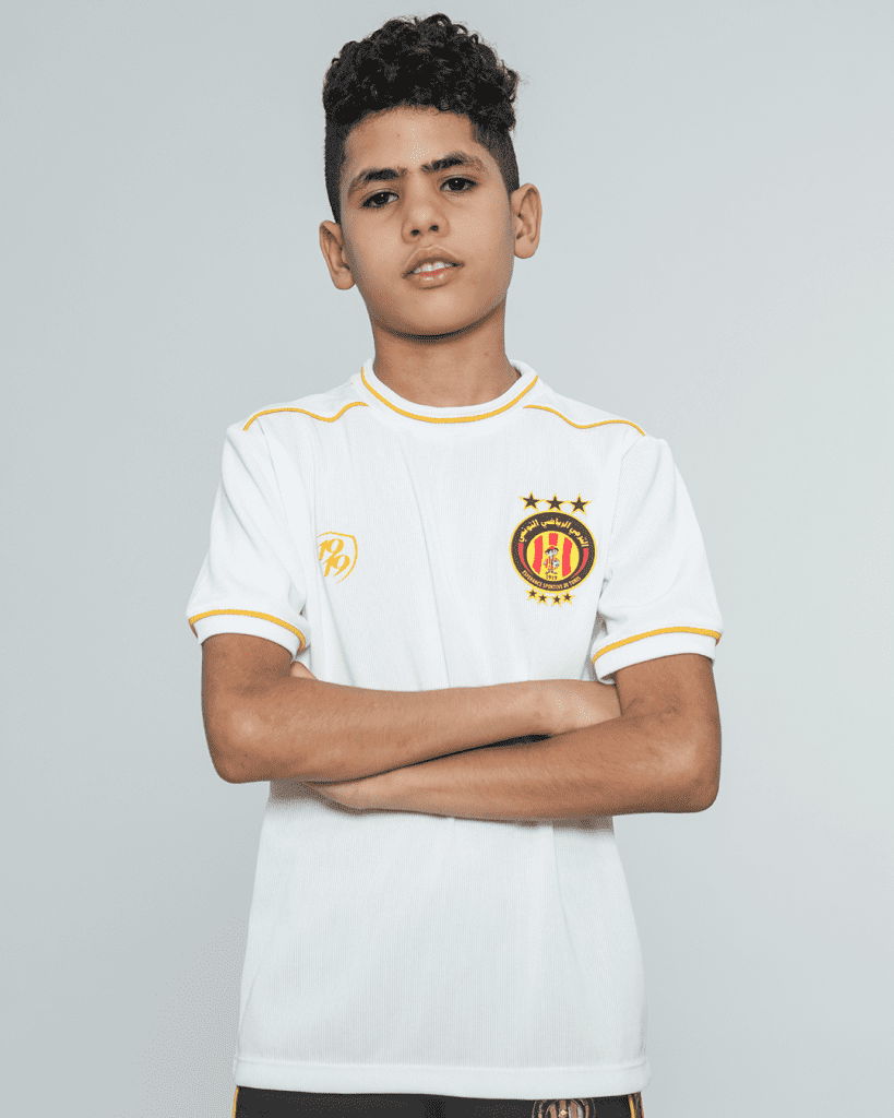 t-shirt blanc enfant Espérance 2025 gold lines